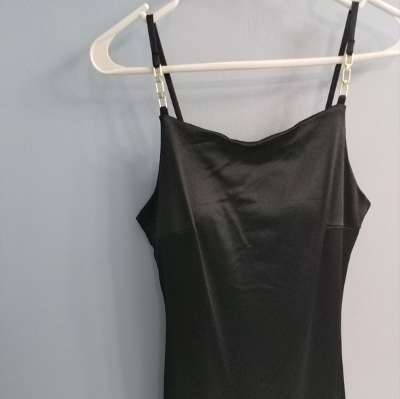 Planet Gold Dresses & Skirts - Planet Gold Black Asymmetrical Camisole Dress Size Small